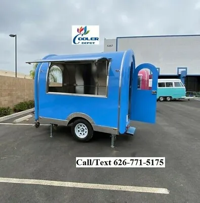 NEW Electric Mobile Food Trailer Enclosed Concession Stand Design 4  Hitch Blue • $8382.42