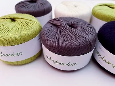 £6.99 • Buy 50g Sirdar Baby Bamboo Double Knitting, Crochet, Weaving Yarn