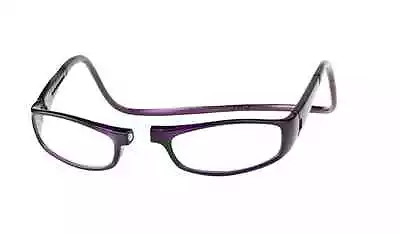 CliC +1.5 Diopter Magnetic Reading Glasses: Euro Style - Purple Cheaters Specs • $44.95