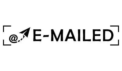 Printtoo E-Mailed Self Inking Rubber Stamp Pre-Inked Office Stamp--mDE • $9