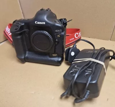 Canon EOS 1DS Mark II 16.7 MP Digital SLR Camera Faulty Spares Repairs Untested  • £79.99