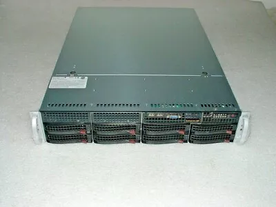 SUPERMICRO SERVER 2U X8DTU-IN4F4+ DUAL X5650 CPU 64GB RAM 2xPSU LSI 9361-8i RAID • $240