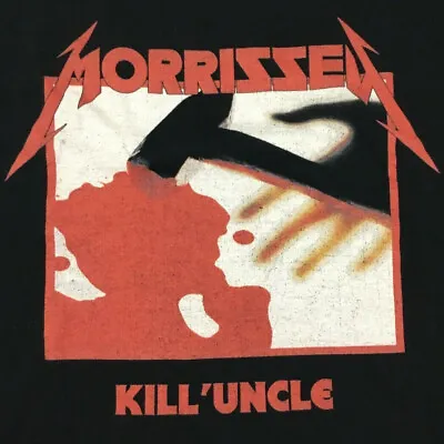 Morrissey Kill Uncle T-Shirt Spell Out Script Logo Tour Concert Smiths Tee 2XL • $99.45