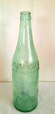 $25 • Buy Pluto Water America's Physic Embossed # 1 Glass Bottle Devil Bottom RARE 11 