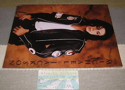 $0 Ship! MICHAEL JACKSON Japan 1992 TOUR BOOK + TICKET STUB More MJ Listed • $89.95