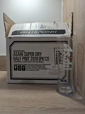 12X 2018 Asahi Half Pint Glasses / Unused • £9.99