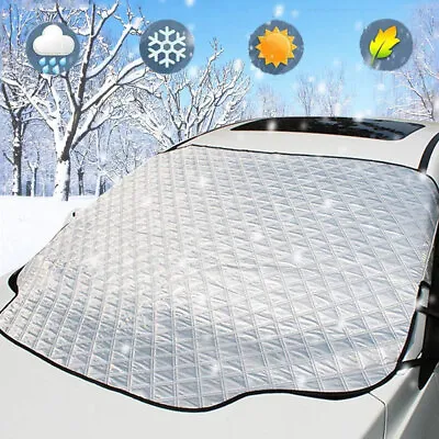 1X Magnetic Car Windshield Snow Cover Winter Ice Frost Guard Sun Shade Protector • $18.11