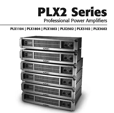 QSC PLX 1804 Power Amp 900w Per Channel. Brand New Ex Showroom Mint Condition • $782.36