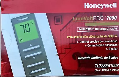 HONEYWELL THERMOSTAT TL7235A1003 LINEVOLT PRO 7000 New In Box • $38