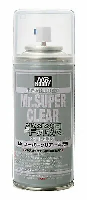 Mr. Hobby B516 Mr. Super Clear Semi Gloss Top Coat Spray Paint 170ml - US • $16.95