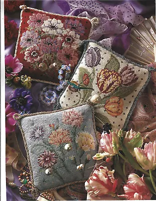 Mini Trio Candace Bahouth Flowers 3 Designs Needlepoint Chart Ehrman Designer • $9.99