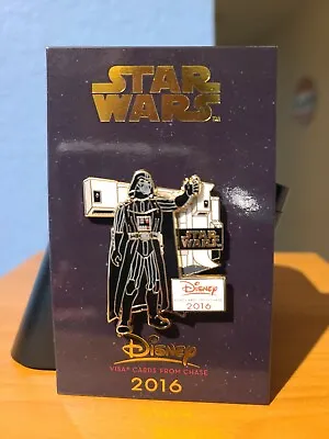 Disney Parks Visa Card Star Wars DARTH VADER Trading Pin 2016 Exclusive LE • $17.99