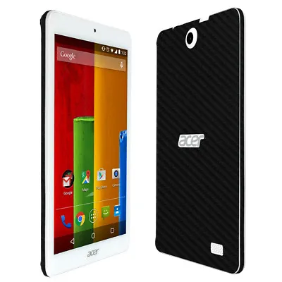 $20.64 • Buy Skinomi Carbon Fiber Skin & Screen Protector For Acer Iconia One 8 B1-850