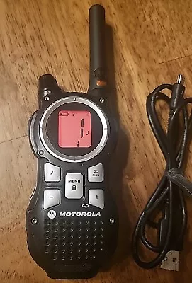 Motorola MR350R 35 Mile Range 2-Way Radio Walkie Talkie + Rechargeable Battery! • $25