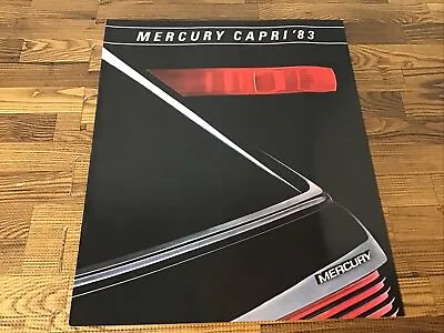 1983 Mercury Capri 12-page Canada Car Sales Brochure Catalog - RS Black Magic • $11.01