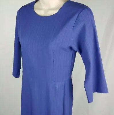 Amish Mennonite Cape Dress 29  Bust/25  Waist Modest Christian Clothing Blue • $14.41