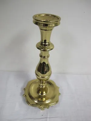 Harvin Footed Brass Candlestick 11  3007 Virginia Metalcrafters  • $39.95
