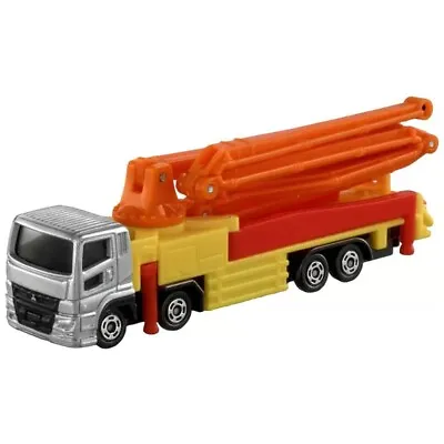 Takara Tomy Tomica 127 Mitsubishi FUSO SUPER Great Concrete Pumping Truck Metal  • $9.98