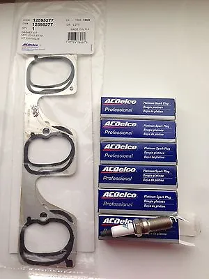 Holden Commodore Vz Ve S1 V6 Alloytec Spark Plugs & Manifold Gaskets Ac Delco Gm • $110