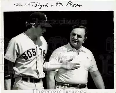 Press Photo Mark Fidrych & Colleague Boston Red Sox Baseball Team - Afa46625 • $16.99