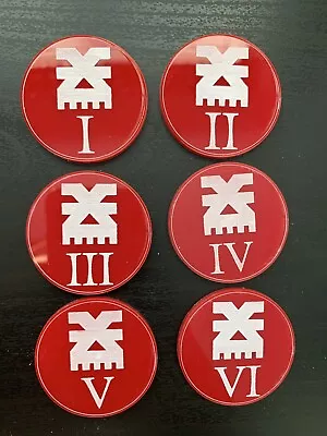 £9.50 • Buy 40k 40mm 3mm Acrylic Objective Markers - Khorne, Chaos, Worldeaters