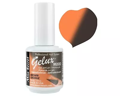 Mia Secret Professional Nail Gelux Gel Polish Mood- (Brown Orange) 1/2oz • $14.57