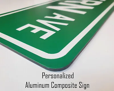Custom Name Sign Personalized Aluminum Composite Street Sign New Vintage ACW01 • $11.20