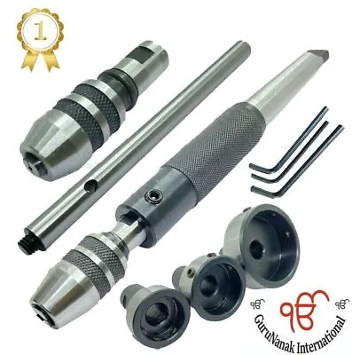 A New 1MT Lathe Tailstock Tap And Die Holder Set Sliding Floating Type MT1 Shank • $53.85