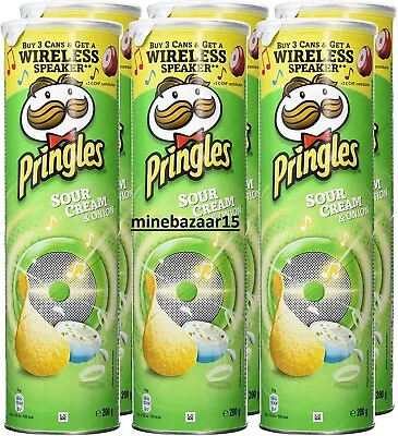 £14.99 • Buy Pringles Sour Cream & Onion Crisps - 200g - Pack Of 6