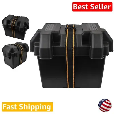 Heavy Duty Battery Box For Marine RV Camping - Acid Resistant & Drop-Tested • $42.74