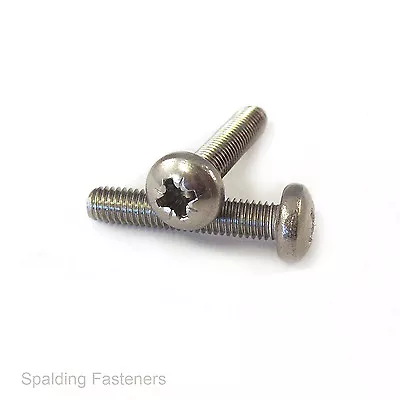 £1.98 • Buy Metric A2 Stainless Steel Pan Pozi Head Machine Screws M2, M3, M4, M5 & M6
