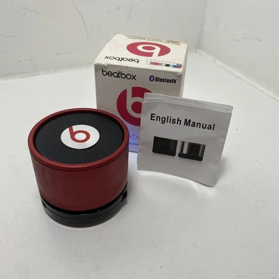 £34.99 • Buy Beats By Dr Dre Metallic Red BeatBox S10 Mini Bluetooth Speaker By Monster