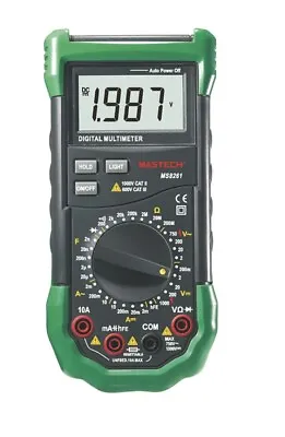Mastech MS8261 Full Featured Digital Multimeter With Temperature Green NIB • $39.99