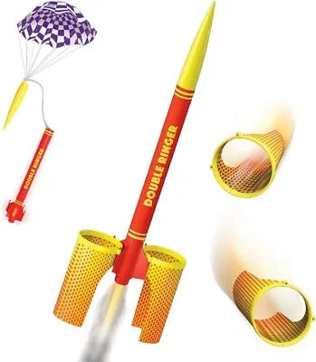 Estes Double Ringer Flying Model Rocket Kit | Easy To Build Beginner Rocket | Fu • $11.99