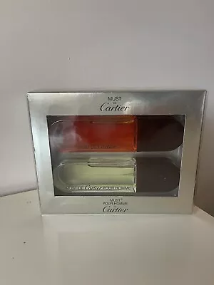 Vintage Cartier Duo - Must De Cartier/Must De Cartier Pour Homme Eau De Toilette • $120