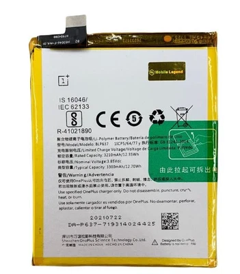 $15 • Buy For OnePlus 5 / 5T Battery Replacement 3300mAh  (Model No : BLP637)