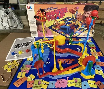 Milton Bradley 1986 Vintage Mouse Trap Board Game 99.8% Complete • $14.99