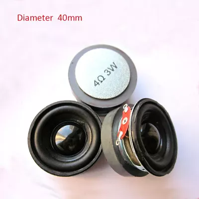 1.5 Inch 40mm 4Ω 3W Bass Speaker Loudspeaker Multimedia Horn External Magnet • £5.75