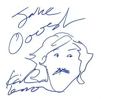 Keith Lemon Signed Sketch Card AFTAL#217 OnlineCOA • £29.99