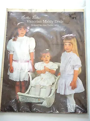 Marth Pullen Victorian Middy Dress Pattern ©1984 Size 2-5 UC  • $14.99