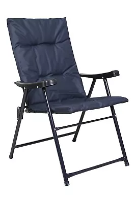 Mountain Warehouse Padded Folding Chair Plain Lightweight Camping Outdoor Seat • £43.99