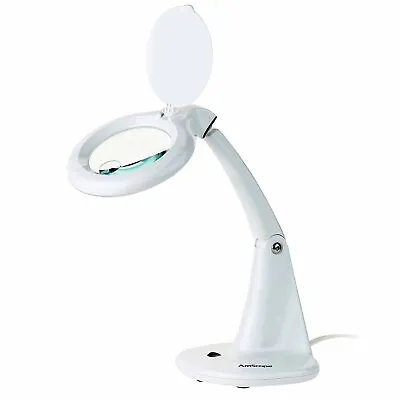 1.75X-4X Magnifying 40 LED Lamp With 4” Glass Lens And Adjustable Tabletop • $44.99