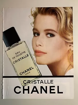 Chanel Crystal Advertising - Claudia Schiffer • £3.10