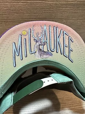 Milwaukee Bucks Hat Cap Adult One Size Adjustable Back *Details* • $14