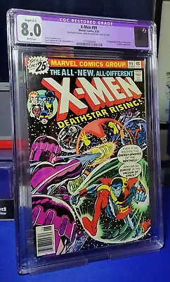 X-Men #99 CGC 8.0 Restored (1976) White Pages 1st Appearance Black Tom Cassidy • $99.99