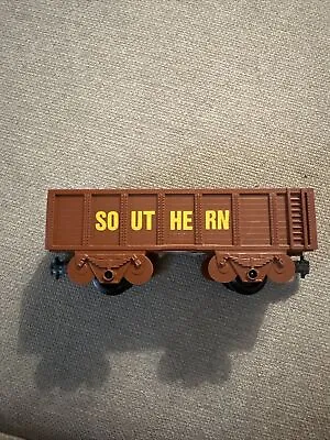 Scientific Toys Plastic Open Box Car G Scale Train Freight Car Southern Brown • $14.99