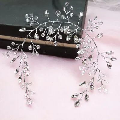 £2.87 • Buy Ladies Crystal Diamante Rhinestone Head Hair Band Bridal Bridesmaid Prom Gift
