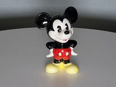$19.95 • Buy Vintage 1989 Mickey Mouse Figure From Disney World Ceramic Porcelain Made Japan