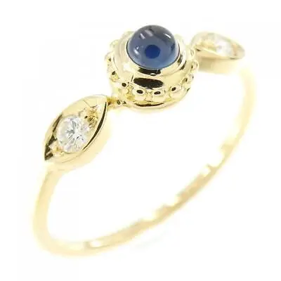 Auth Cartier Sapphire Ring Cr47878300 750yg Sapphire Diamond #52 Widest5.3mm F/s • £770.41
