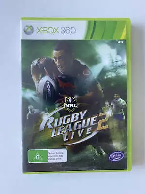 Rugby League 2 Live Xbox 360 GC PAL • $9.50